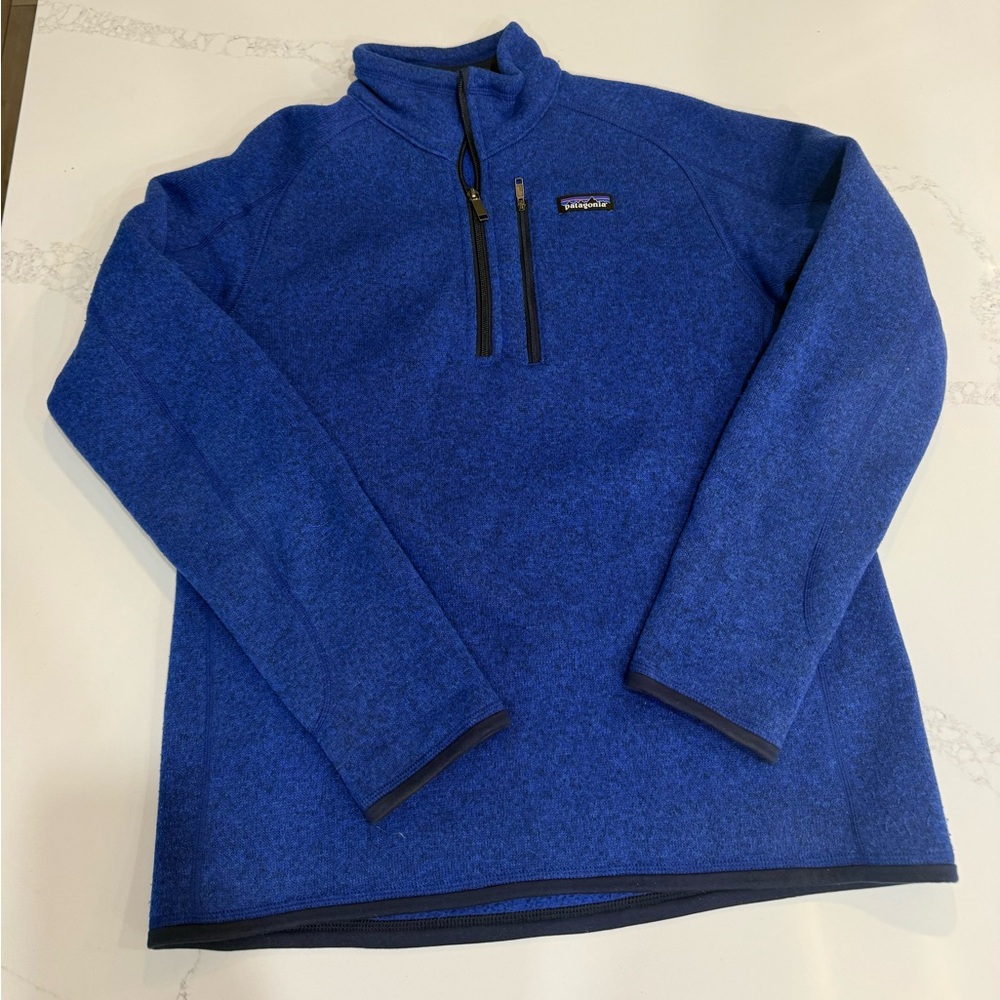 Patagonia Navy/Blue Half-Zip Fleece Jacket